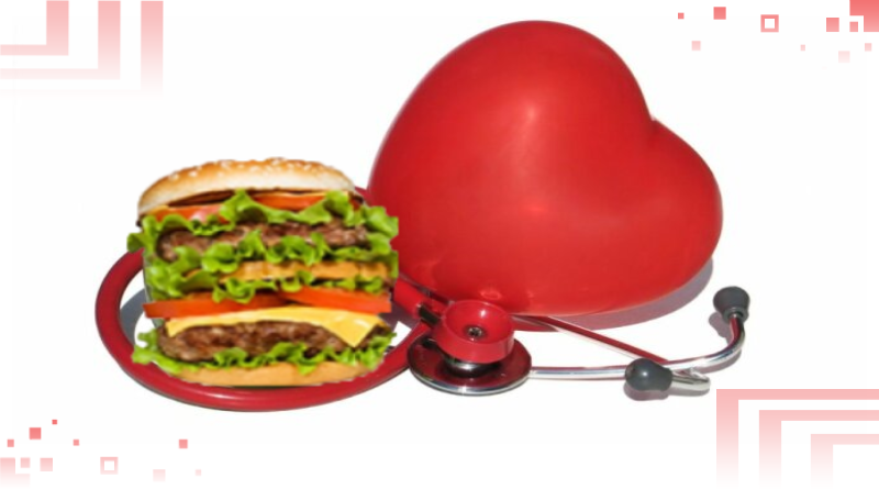 сердце игамбургер сердце и фастфут гамбургер сердце