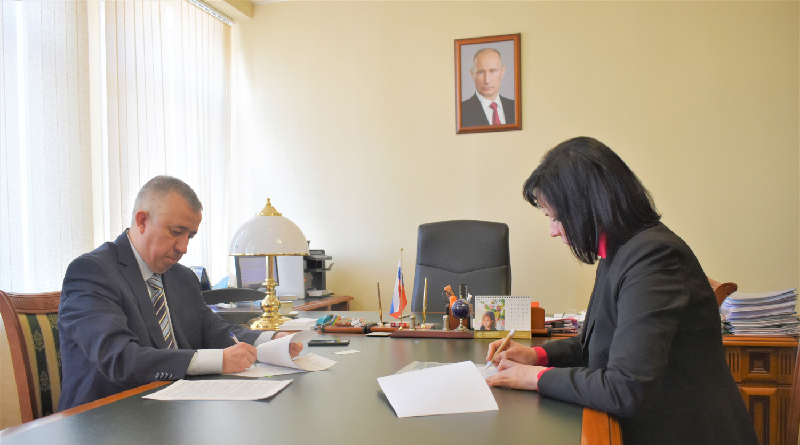 подписание соглашение между министерством здравоохранения Хабаровского края и ПАО Сбербанк